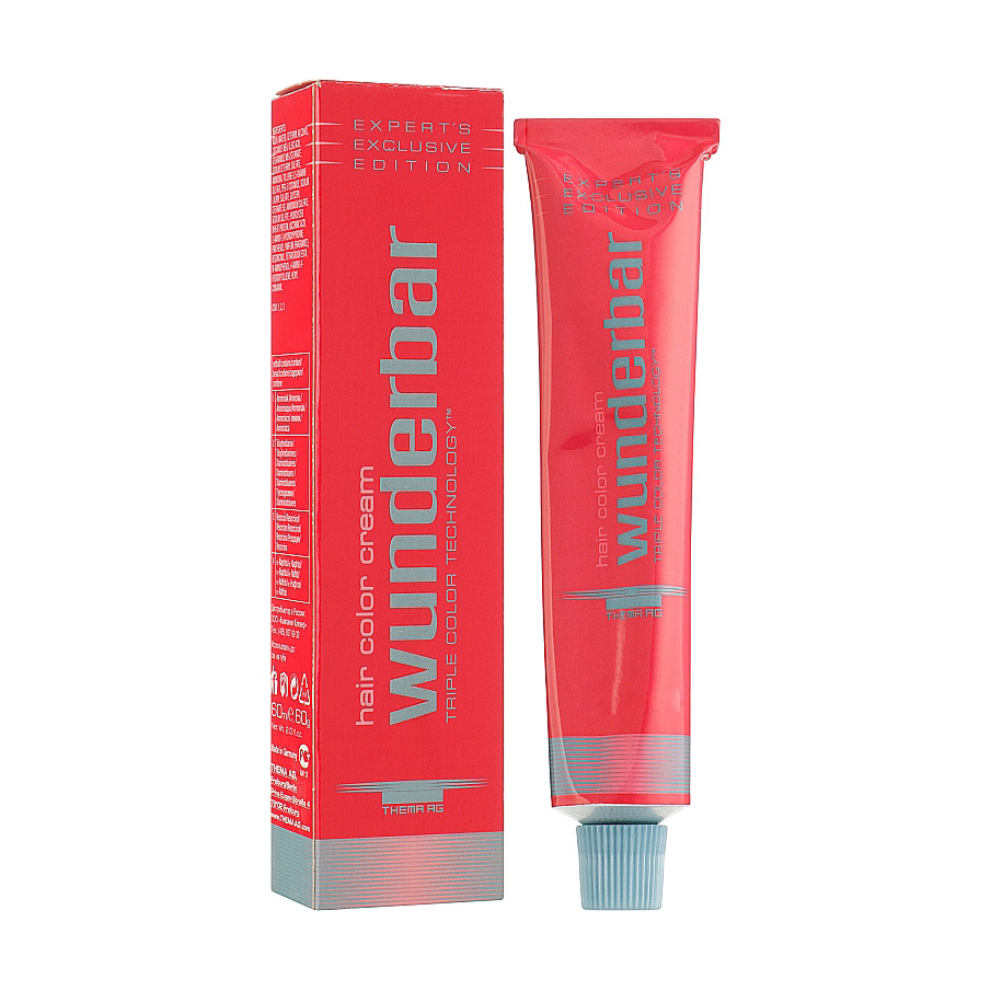 Перманентна крем-фарба для волосся Wunderbar Hair Color Cream 2/01 Blue Black, 60 мл